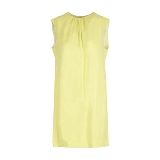 Lanvin Mini Dress - female - Lanvin - Sleeveless Tops - Yellow - M - Tops