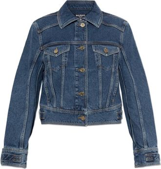 Balmain Mujer, Chaquetas, Azul, Talla: XS