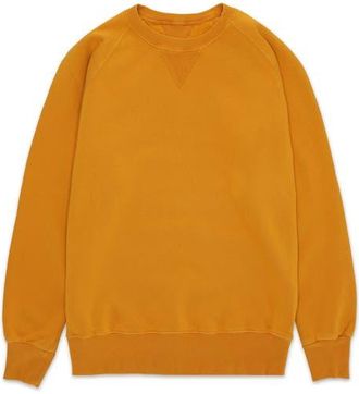 Fortela Harvard Fleece Jersey Raglan Sleeve Sweatshirt in Military Green at Nordstrom, Size X-Large Eu