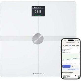 Withings Body Smart - Balanza Conectada Wifi De Impendancia Blanca