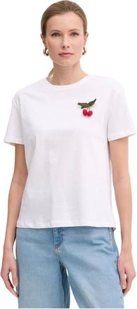 Twinset Donna, Top, Bianco, M, new