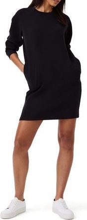 Spanx AirEssentials Long Sleeve Knit Shift Dress in Very Black at Nordstrom Rack, Size X-Small