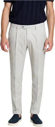 Mason's Torino City 1 Pinces - Heren - Chinos - Grijs - 4XL - Katoen - Broeken