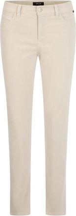 Marc Cain Silea Slim Fit Broeken - Dames - Slim Fit Broeken - Grijs - M - Katoen - Broeken