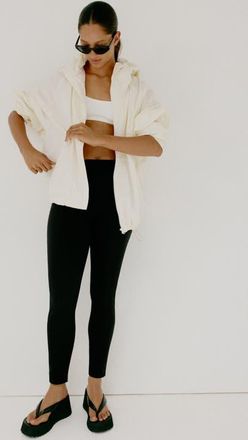 H&M Fitted Ankle-length Pants in Black at Nordstrom, Size 12