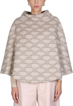 Max Mara Beige Logo Trench Coat