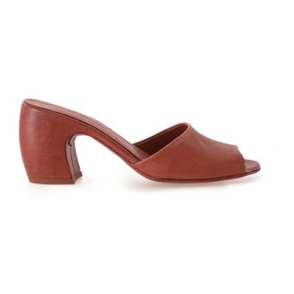 Cortana Juno Brandy Moon Sandalen - Dames - Muiltjes - Bruin - 41 1/2 EU - Leer - Schoenen