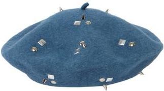 San Diego Hat Company Studded Wool Blend Beret in Blue at Nordstrom Rack