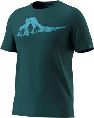 Dynafit Graphic Co T-Shirt T-Shirt f&uuml;r Herren | blau