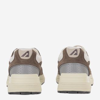 Autry Womens Sneakers Hyperway Brown Suede Trainers