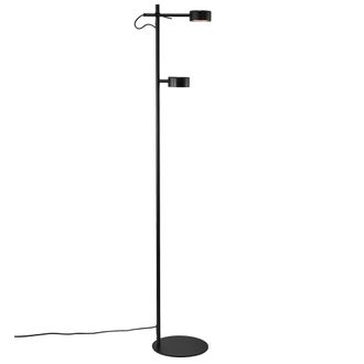 Nordlux Modern Indoor Floor Lamp Black Metal Intergrated LED 3-Level Dimming - Mains Powered, IP20