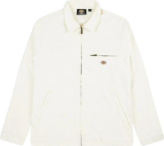 Dickies Duck Canvas Shirt Jacket - Heren - Zomerjassen - Wit - M - Katoen - Jassen