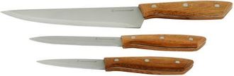 Gibson Home Seward 3 Piece Stainless Steel Cutlery Set with Wood Handles at Nordstrom