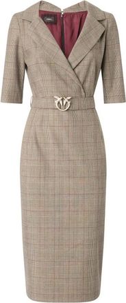 Pinko Maxi Kleedjes - Dames - Casual kleedjes - Bruin - M - Kleedjes