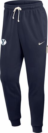 Nike Mens Brigham Young Cougars Sideline Dri-FIT Taper Pants in Blue | IH2983-419