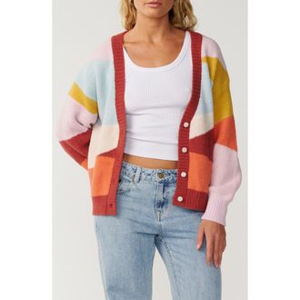 Rip Curl Surf Revival Jacquard Cardigan in Multicolor at Nordstrom, Size X-Large