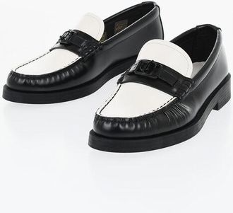 Jimmy Choo London Leather Loafers ADDIE Two-Tone size 35