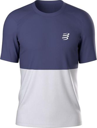 Compressport Performance S/S T-Shirt Laufshirt f&uuml;r Herren | blau