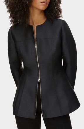 Aligne Dara Collarless Jacket in Black at Nordstrom Rack, Size 8