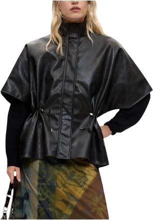 Desigual Jassen, Dames, Zwart, ONE Size, Poncho Richmond