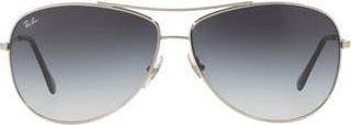 Ray-Ban 63mm Aviator Sunglasses in Grad Smoke at Nordstrom Rack