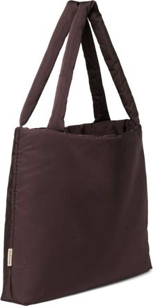 Studio Noos Tassen, Dames, Bruin, ONE Size, Wol, Puffy Mom Tas voor de herfst
