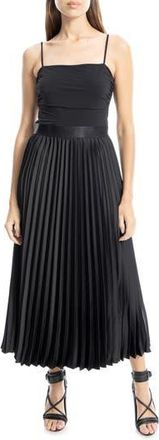 Max Studio Sleeveless Midi Dress in Black at Nordstrom Rack, Size X-Small