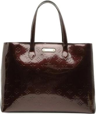 Louis Vuitton Tweedehands leren Louis Vuitton tassen - Dames - Vintage Shopper - Paars - ONE Size - Vintage