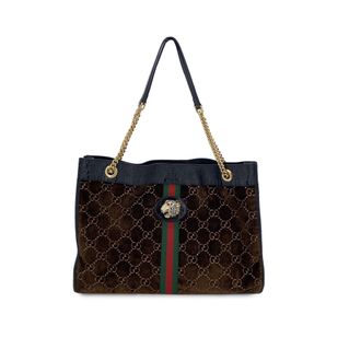 Gucci Gucci Fluwelen Tote Bag Rajah