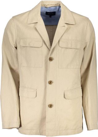 GANT Beige Cotton Mens Mens Jacket