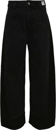 Re;Code panelled jeans - Black