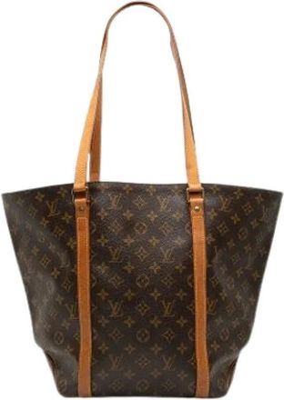 Louis Vuitton Pre-owned The Sac Shopping - Dames - Vintage Shopper - Bruin - ONE Size - Leer - Vintage