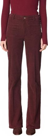 Vanessa Bruno Dompay Corduroy Pants In Bordeaux