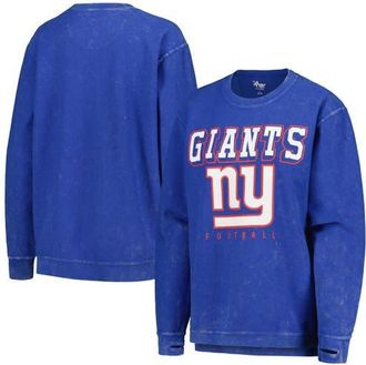 G-III 4Her by Carl Banks Womens G-III 4Her by Carl Banks Royal New York Giants Comfy Cord Pullover Sweatshirt at Nordstrom, Size Xx-Large