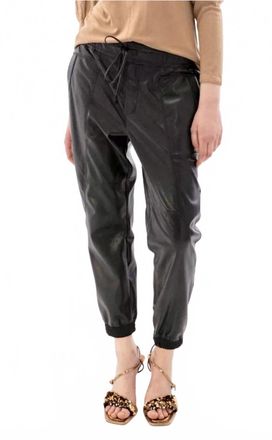 M&eacute;lissa Nepton Kaja Vegan Leather Pant In Black