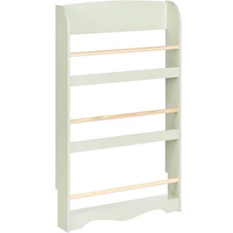 Beliani Wall Bookshelf LILOET 100 cm Light Green