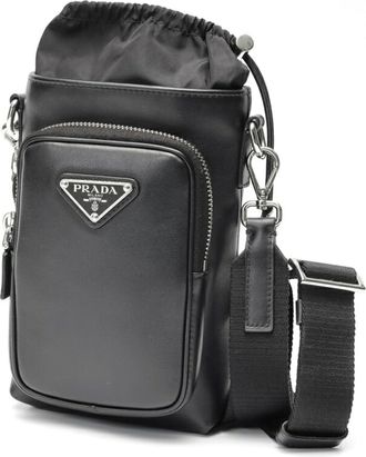 Prada Black Leather Pouch (Pre-Owned)