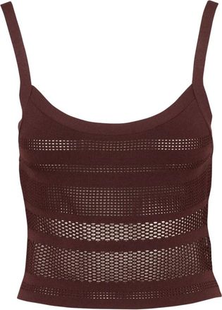 Suncoo Sleeveless Tops, female, Brown, Size: XS Psira Pull