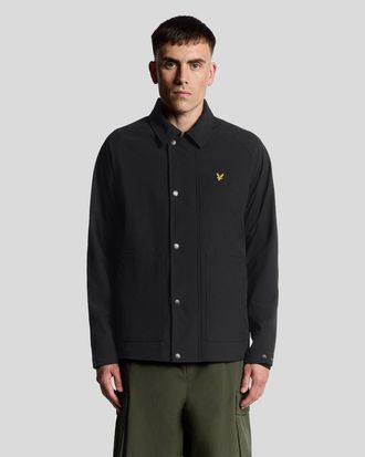 Lyle & Scott Mens Softshell Work Jacket - Black - Size X-Large