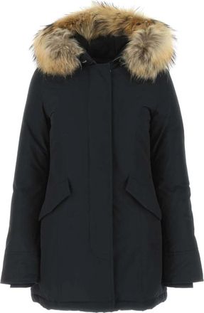 Woolrich Arctic Parka - Dames - Gewatteerde jassen - Blauw - M - Katoen - Jassen