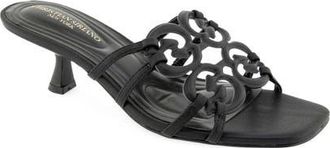 Christian Siriano Ixla Kitten Heel Sandal in Black at Nordstrom, Size 7.5