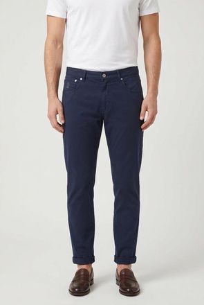 Brunello Cucinelli Dark Blue Slim Trousers, Brand Size 54 (US Size 38)