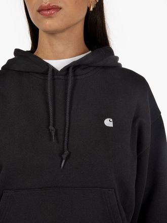Carhartt Work in Progress W Hooded Casey sweatshirt black / silver