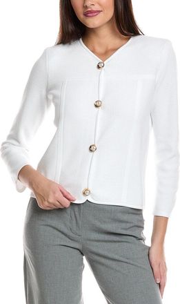 St. John Stretch Pique Knit Jacket