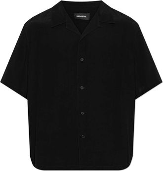 Zadig&Voltaire Heren, Overhemden, Zwart, Maat: L Viscose