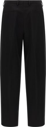 Dolce & Gabbana Mens Black Virgin Wool Dress Pants