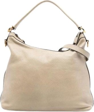 Gucci Pre-owned Shoulder Bags, female, Beige, Size: ONE SIZE Pre-owned Vintage Shoulder Bag