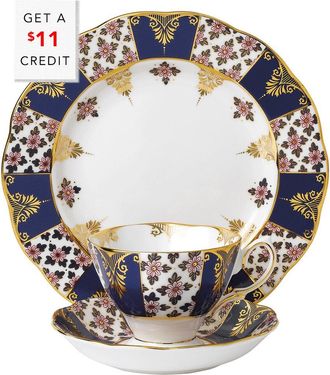 Royal Albert 100 Years Regency 3Pc Place Setting With $11 Credit