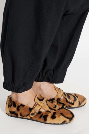 AGL Hoola Animal Print Shoes, Womens, Brown
