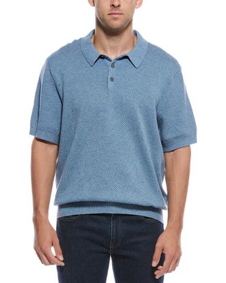 Scotch & Soda Stitch Polo Sweater